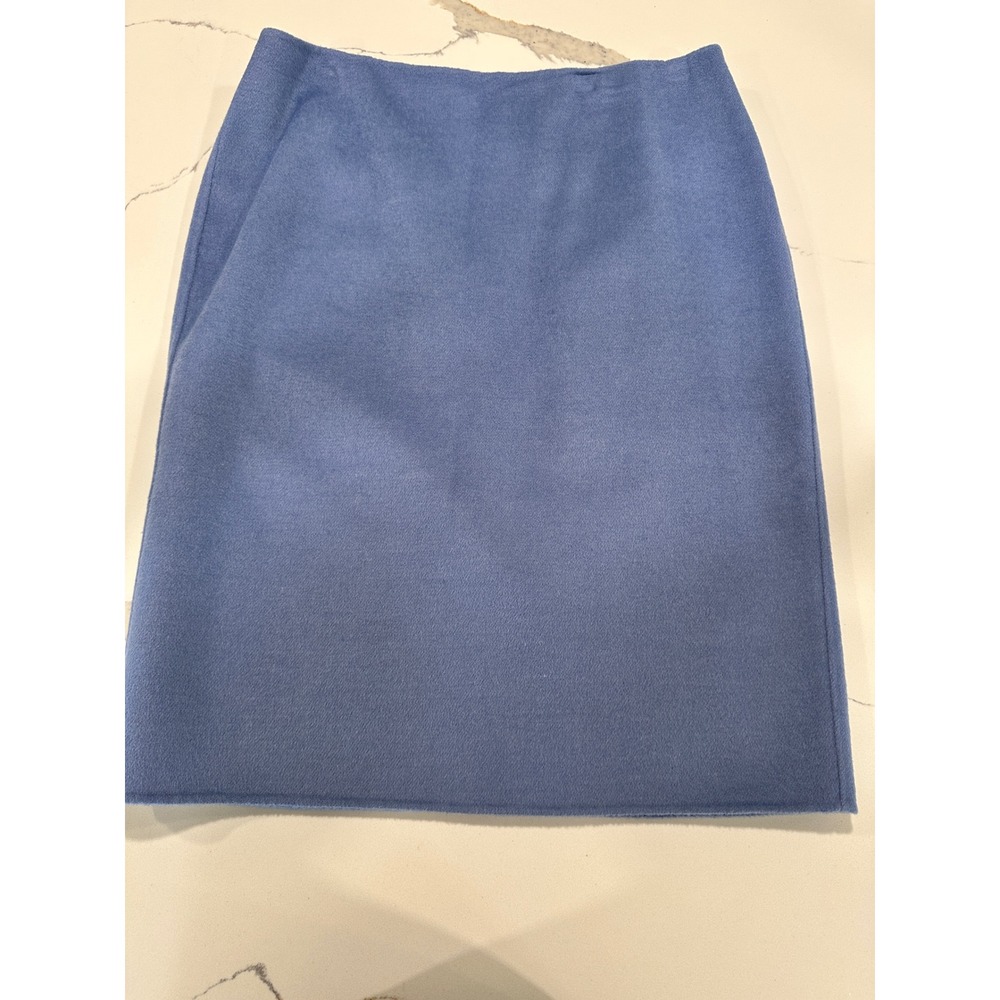 Talbots Wool Skirt Career Wear Business Casual Blue Size 10‎